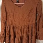 SheIn A Brown Floaty Long Sleeve  Photo 1