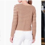 English Factory  New Tan & Black Striped Knit Sweater Photo 6