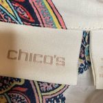 Chico's Chico’s Paisley Silk Blend Button Down Blouse Size 0/Small Photo 2
