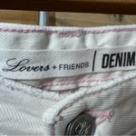 Lovers + Friends Revolve: ‘Jack’ High Rise White Cut off ‘Geneva’ Denim Shorts Photo 9