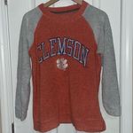 Pressbox Clemson Tigers Press Box Royce Apparel Terry Cloth Sweat Shirt Size Medium Photo 0