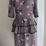 Christian Dior NWOT vintage  Dior silk floral polka dot dress Photo 2