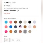 Free People New!  Movement XS/S Happiness Runs Washed Black Crop Top Photo 4