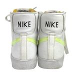 Nike Blazer Mid 77 White Lace Up Leather Trainers Walking Sneakers Shoes Sz 6.5 Photo 2