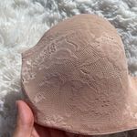 Victoria's Secret Victoria Secret Strapless Nude Lace Bra Photo 1