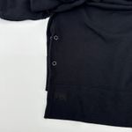 The Normal Brand Puremeso Split Side Overshirt Black High Photo 3