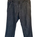 One Five One Blue Cotton Blend Stretch Straight Denim Jeans Women Sz 12 Photo 0