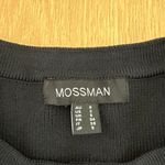 Mossman Cardigan Knit Long Sleeve Manhattan Size 2 Black Photo 2