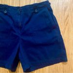 Lauren Ralph Lauren Vintage Y2K Navy Blue Cotton Shorts Womens 8 Photo 3