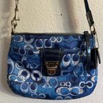 Coach Blue Crossbody Purse Photo 0