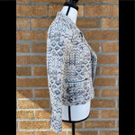 Anthropologie CAPULET TRIBAL METALLIC MOTO JACKET small Photo 6