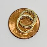 10k Solid Gold Earrings Huggies White Cubic Zirconia and Stars Small Hoop Earrings Photo 4