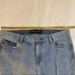 EXPRESS JEAN Cropped Girlfriend Fit Acid Wash Distressed Denim Jeans 8 Photo 8