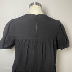 Tuckernuck Pomander Place “Quinn” Black Puff Sleeve Tiered Mini Dress | Size S Photo 5