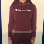 Champion Small Powerblend Fleece Hoodie Berry Purple New NWT Photo 1