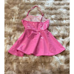 Pink Shiny Dress with Spaghetti Straps Size XS Photo 1