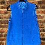 Mountain Lake Vintage Blue Fleece Sleeveless Full Zip Vest Women's Photo 0