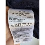 Old Navy blue tie strap waist defining swing cami sz 2X women’s beachy cotton na Photo 4