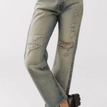 BDG  High-Waisted Cowboy Jean - Vintage Distressed NWT Photo 1