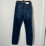 RE/DONE $265 NWT  90s HIGH RISE ANKLE CROP DEEP SAPHIRE JEANS SZ 25 Photo 2