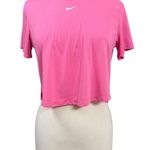 Nike Pink Dri-Fit Cropped T-Shirt Size M Photo 0