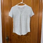 A New Day  Women's Striped Lace-Up V-Neck Tee Photo 3