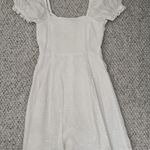 White Puff Sleeve Dress Size XXS Photo 1