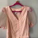 Topshop  Pink Blouse Photo 0