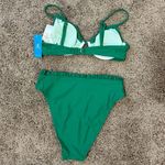 Cupshe Bikini Set High-Waisted Green Photo 5