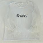 ZARA Women’s White Graphic Shirt Photo 0