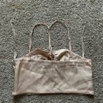 ZARA light pink blush silk tank top Photo 3