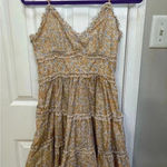 TALULAH Shop  by Madi Nelson Jovi Floral Dress | Marigold NWOT Size S Photo 7