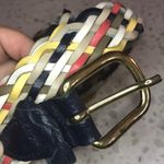 Capezio 2/$30 Vintage Colorful woven leather belt by Capzelo M/L Photo 11