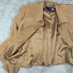 Charter Club  Silk Pant Suit Set Career Business Interview Tan‎ Size 12 Photo 15