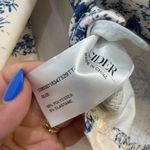 Cider Blue Toile Print Long Sleeve Crop Top – Size XL - NWT Photo 5