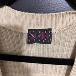 HOT SHOT Vintage Crop Knit Cardigan Cover Up Top Women’s Shirt Sz XL EUC Tan Photo 2