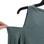 Michael Lauren Green Ox Long Sleeve Open Shoulder Top Size Small New Photo 2