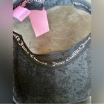 Juicy Couture Black Velour Terry Visor with Crystal Juicy Logo, NWT Photo 1