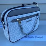 Michael Kors Bright White Chain Crossbody Purse Photo 0