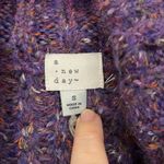 A New Day New  Small Purple Space Dye Mock Neck Knit Cozy Sweater Photo 7