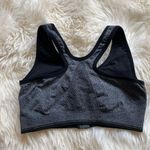 Grey Zip up Sports bra size medium Photo 1