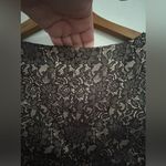 Adrianna Papell  size 10 black and gold formal dress w/ flattering waist … Photo 9