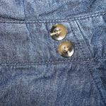 Who What Wear Blue Chambray Paper Bag Waist High Rise Wide Leg Jeans Size 14 Photo 5