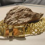 Gold Chain Size 32 Link Double Link Belt Buckle Vintage Style Adjustable Plated Photo 9