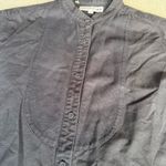 Uniqlo ines de la fressange x  black 100% cotton tuxedo button down shirt XLarge Photo 1