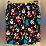 Christmas, Santa, Snowman, and snowflake holiday print skirt in size XL Photo 2