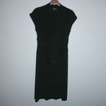 BCBG Paris L Short Capped Sleeved Pullover Dress in Black Funeral Size L Photo 10