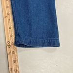 TANTRUMS Women’s Vintage Denim Winter Snowman Jacket Blue White Size Large Blue Photo 7