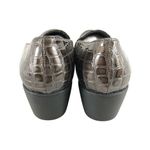 Soft Style Womens Loafers Slip On Faux Leather Crocodile Print Brown Size 8.5 Photo 2