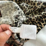 J.Crew  Size Medium Leopard Print 100% Merino Wool Sweater Size xs Photo 9